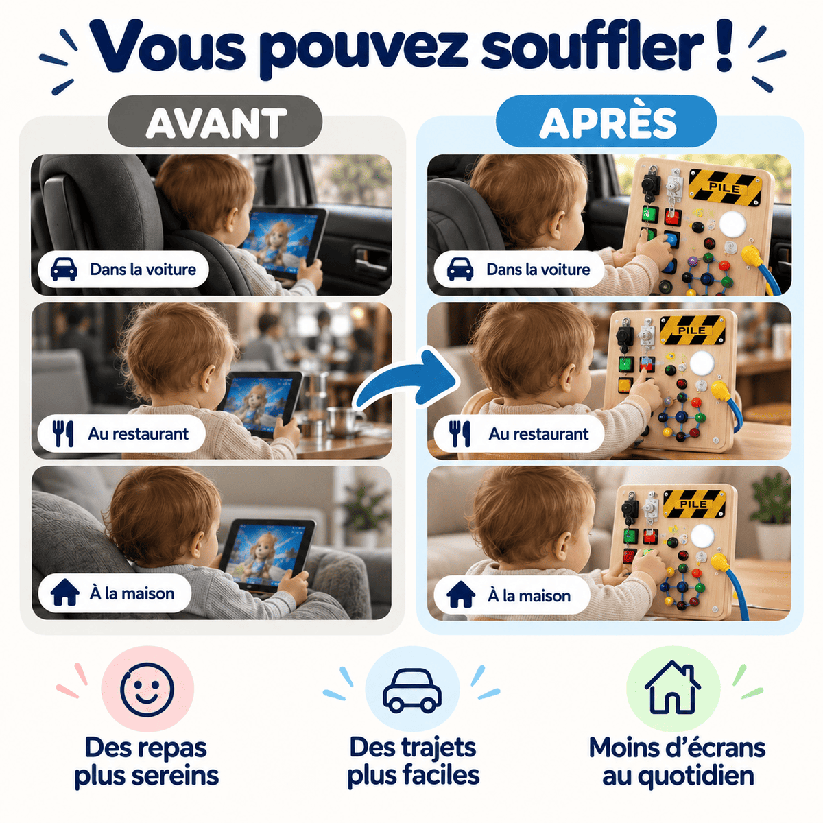 Le Tableau d’Activités Lumineux Mon Loulou™