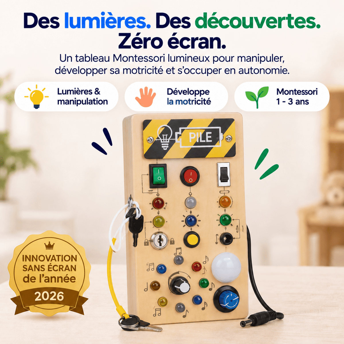 Le Tableau d’Activités Lumineux Mon Loulou™