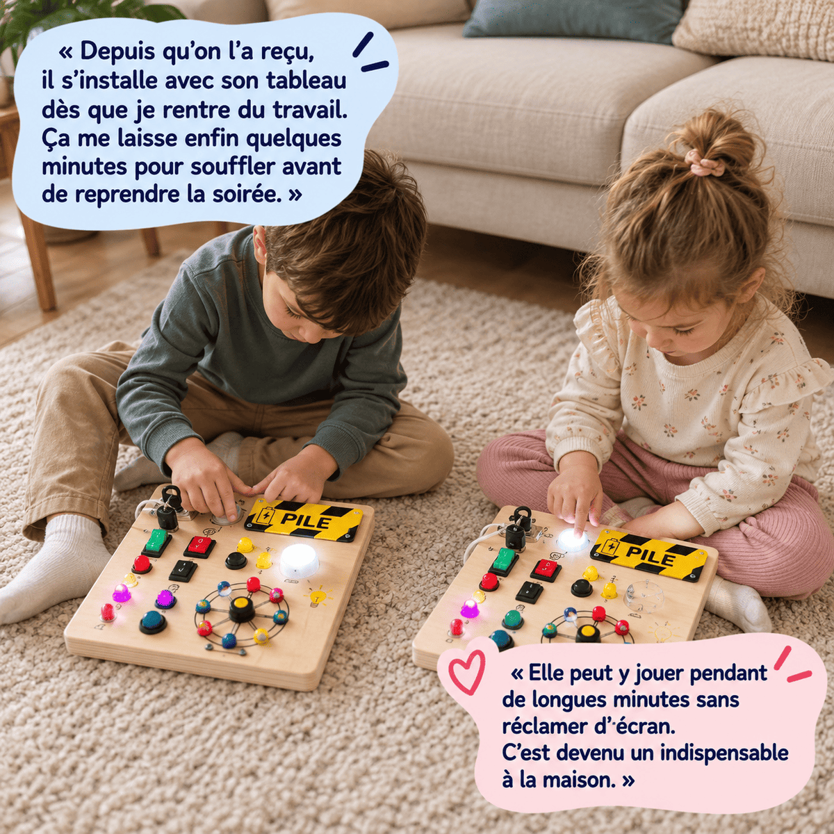 Le Tableau d’Activités Lumineux Mon Loulou™