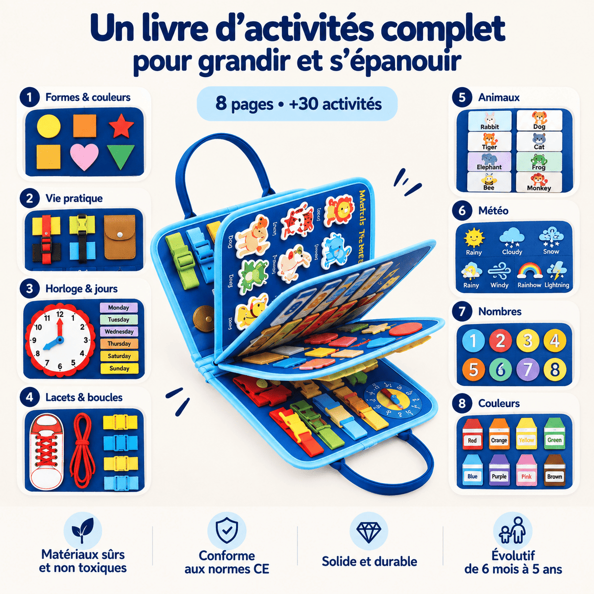 Le livre d'activités Montessori - Mon Loulou™