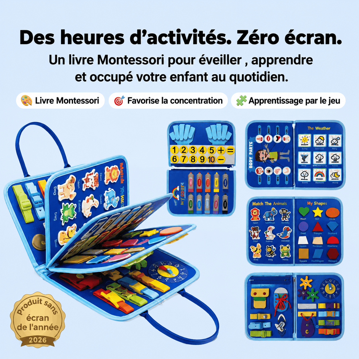 Le livre d'activités Montessori - Mon Loulou™
