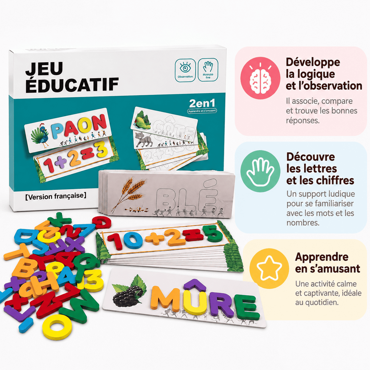 Jeu des lettres et des chiffres 🔤