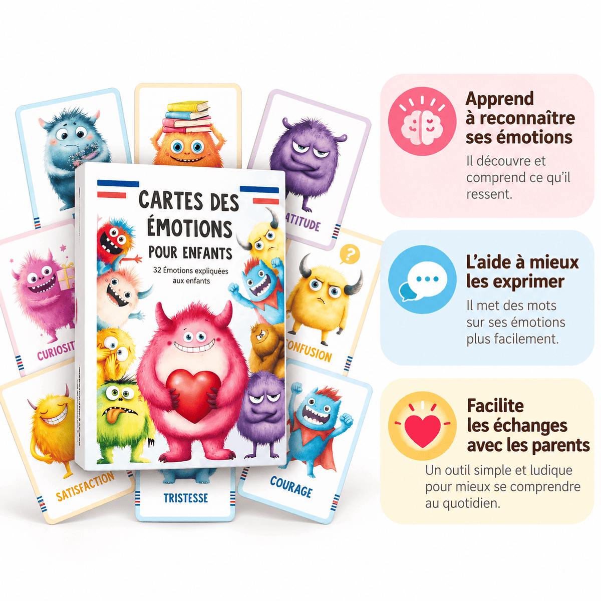 Cartes des émotions 😊