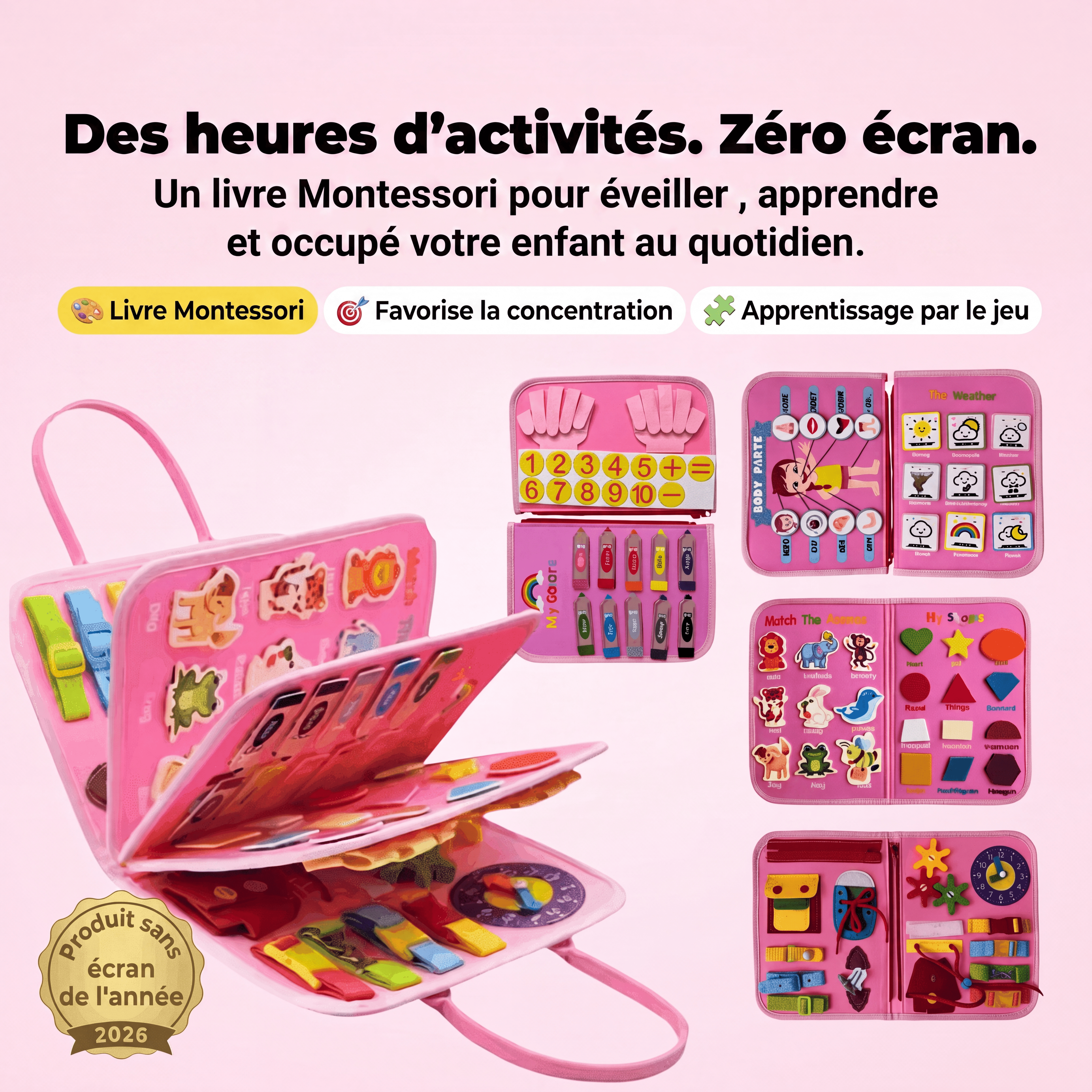Le livre d'activités Montessori - Mon Loulou™